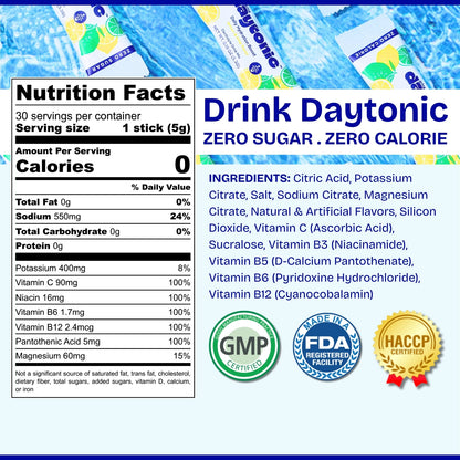 Lemon Lime Zero Sugar l 30 Servings